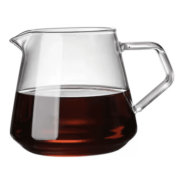 Jarra de vidrio para servir café