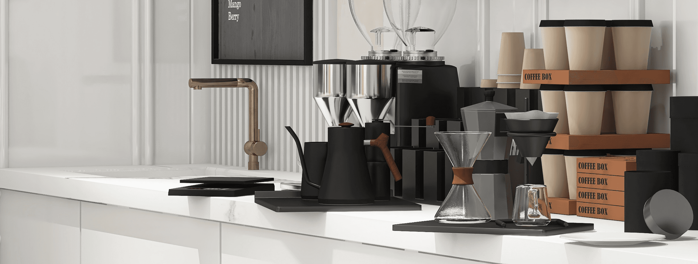 Cafetería con equipamiento profesional Volveme